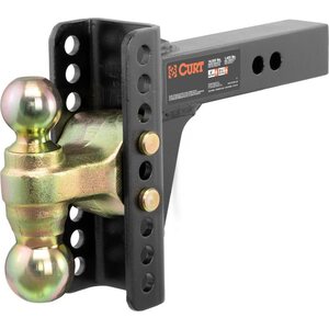 Curt Manufacturing - 45900 - Adj. Channel Mount Hitch 2in Shank 6in Drop 14K