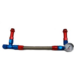 AED - 6096 - Holley #6 Braided Fuel Line w/Gauge