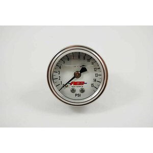 AED - 6101 - 1-1/2 Fuel Press. Gauge 0-15psi Liquid Filled