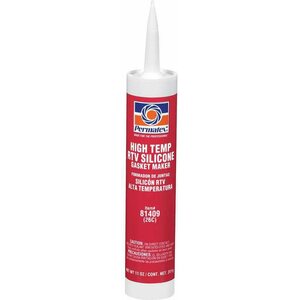 Permatex - 81409 - Hi-Temp RTV Silicone Red 11oz Cartridge