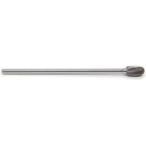 Powerhouse - POW355606 - Carbide Burr - Dbl Cut Solid 1/2 Oval w/6in Shk