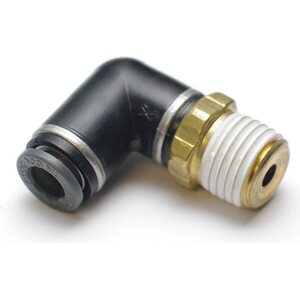Ridetech - 31954201 - Fitting Elbow Swivel 1/4 NPT to 1/4 Airline