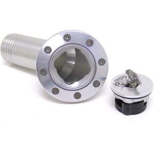 Ridetech - 81000034 - Universal Billet Locking Gas Cap Clear Anodized