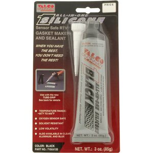 Valco - 710XX135 - Black 3 Oz Silicone