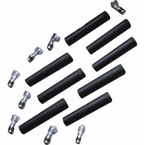 Taylor - 46003 - Straight Spark Plug Boot & Terminal Kit - Black