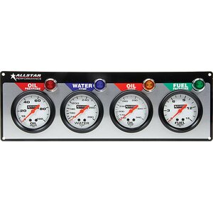 Allstar Performance - 80093 - 4 Gauge Panel ALL OP/WT/OT/FP
