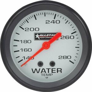 Allstar Performance - 80096 - Water Temp Gauge 140-280F 2-5/8in