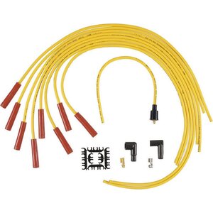 ACCEL - 4040 - 8mm Straight End Supp YELLOW UNIVERSAL