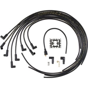 ACCEL - 4041K - 8mm 90 Degree End Black UNIVERSAL