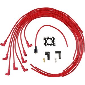 ACCEL - 4041R - 8mm 90 Degree End Red UNIVERSAL