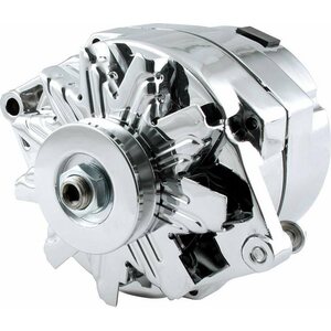 Allstar Performance - 80505 - GM Alternator Chrome 100 Amp 1-Wire