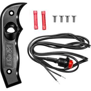 B&M - 81078 - Stealth Magnum Grip Side Plates w/Button