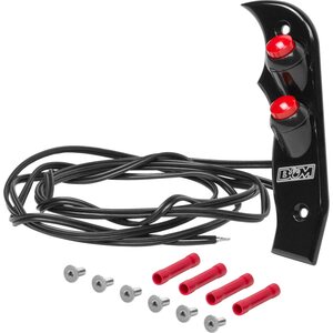 B&M - 81164 - Magnum Grip Side Plates w/ 2 Buttons