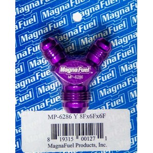 Magnafuel - MP-6286 - Y-Fitting - 2 #6 Male & 1 #8