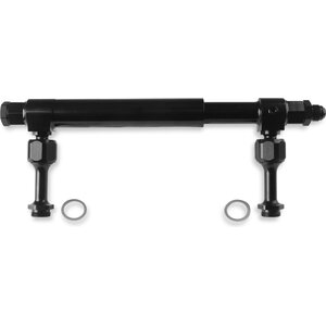 Earls - AT105008ERL - #8an Adj. Fuel Log - Billet Aluminum Black