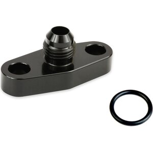 Earls - GT0003ERL - Turbo Oil Drain Back Flange  6an - Black