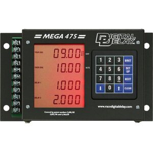 Biondo Racing Products - DDI-1095-BR - MEGA 475 Delay Box wo/ Dial Board - Black/Red