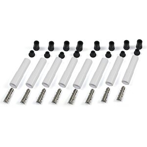 Pertronix Ignition - 8502HT-8 - Ceramic Spark Plug Boot Kit Straight 8pk White
