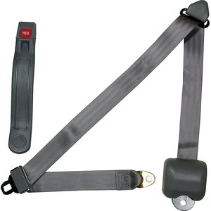 Allstar Performance - 98116 - Seat Belt Retractable 3pt Gray