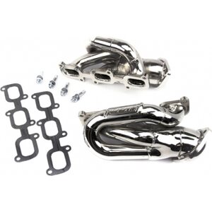 BBK Performance - 1442 - 1-5/8 Shorty Headers 11-14 V6 Mustang Chrome