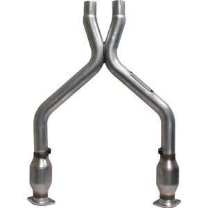 BBK Performance - 1461 - 2-1/2 X-Pipe w/Cats 11-14 Mustang V6