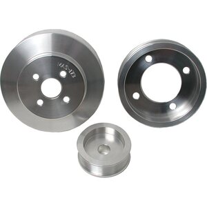 BBK Performance - 1554 - 3pc. Aluminum Pulley Kit - 94-95 Mustang 5.0L