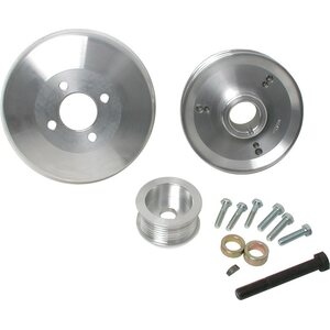 BBK Performance - 15550 - 3pc. Aluminum Pulley Kit - 97-03 Ford 4.6/5.4L