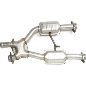 BBK Performance - 1659 - 2.50 Short X-Pipe w/ Conv. 79-93 Mustang 5.0L
