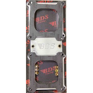 BDS Superchargers - CA-9025 - Dual Carb Adapter Polished 671/871