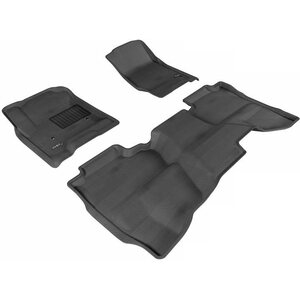 3D MAXpider - L1CH03901509 - GM P/U 1500 14-  Kagu Fl oor Liner 1&2nd Row Blk