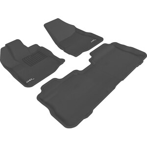 3D MAXpider - L1GM00501509 - GMC Terrain 10-17 Kagu Floor Liner 1&2 Rows Blk