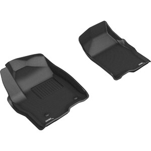 3D MAXpider - L1GM02511509 - GMC Sierra 1500Crew 19- Kagu Floor Liner 1st Row