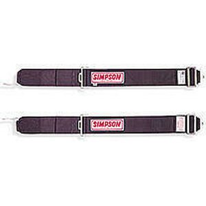 Simpson Safety - 30004BK - Shoulder Harness Ind LL P/D