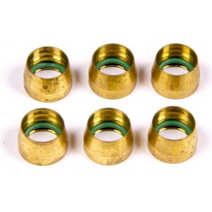 Aeroquip - FCM2431 - -8 Replacement A/C Brass Sleeves (6pk)