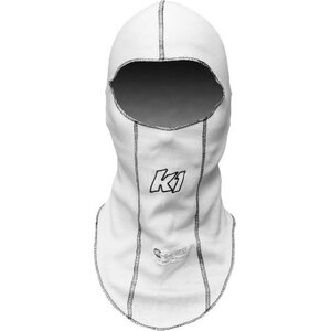 K1 RaceGear - 26-SLH-W - Balaclava Head Sock White Single Layer