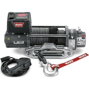 Warn - 87800 - M 8000-S Winch With Syhthetic Rope 8000#