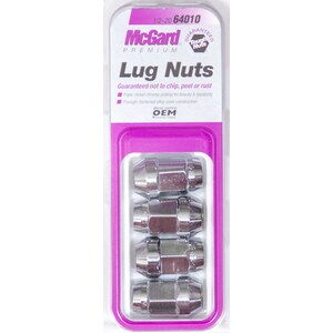 McGard - 64010 - Lug Nut 1/2 Bulge Conical Seat (4)