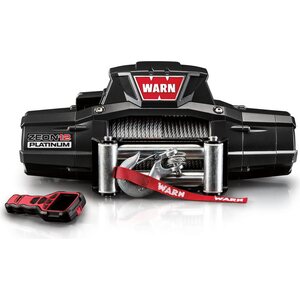 Warn - 92820 - Zeon 12 Platinum 12000Lb Winch W/Wire Rope Roller