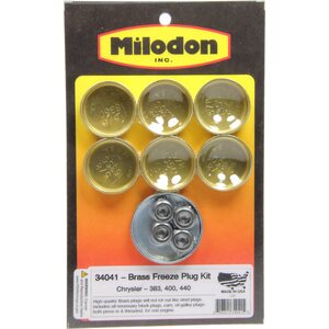 Milodon - 34041 - BBM Brass Freeze Plug Kit