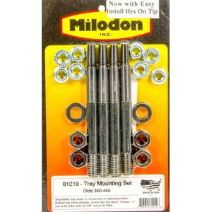 Milodon - 81219 - Olds V8 Windage Tray Stud Kit