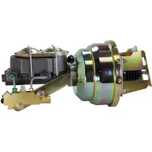 LEED Brakes - 3M1A1 - 8in Brake Booster Dual 1 -1/8in Bore MC Disc/Drum