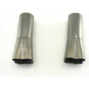 Patriot Exhaust - H7672 - Formed Collectors - 1pr 1-3/4in x  3in