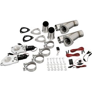 Patriot Exhaust - PEC250K - 2.5 Electric Cutout Dual System w/Remote