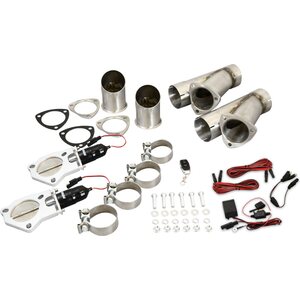 Patriot Exhaust - PEC300K - 3.0 Electric Cutout Dual System w/Remote