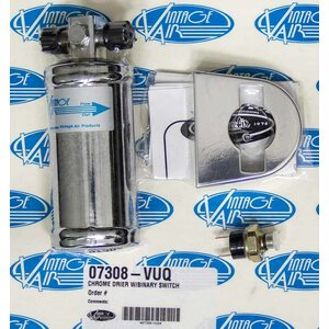 Vintage Air - 07308-VUQ - Chome Drier w/Binary Switch
