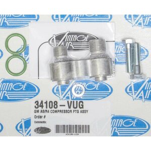 Vintage Air - 34108-VUG - Compressor Fitting Assy