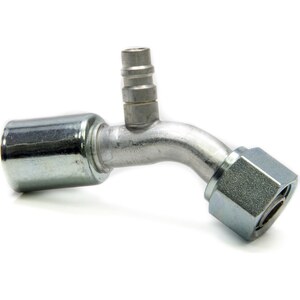 Vintage Air - 35523-VUG - #10 45 Degree Barb O-Ring Fitting w/Port