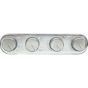 Vintage Air - 491200-RUA - Streamline 4 Knob Control Panel