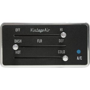 Vintage Air - 491230 - 3 Lever Panel Gen IV Polished
