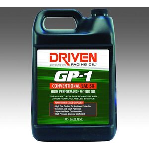 Driven Racing Oil - 19516 - GP-1 Conventional Oil SAE 50w 1 Gallon